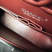 FORUBAGS CHANEL FLAP BAG 23CM Lambskin Leather with silver hardware - 5