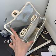 Forubags Chanel Transparent pearl sand bag White - 3