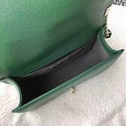 Forubags Chanel Caviar Boy Bag in Green with Gold Hardware - 2