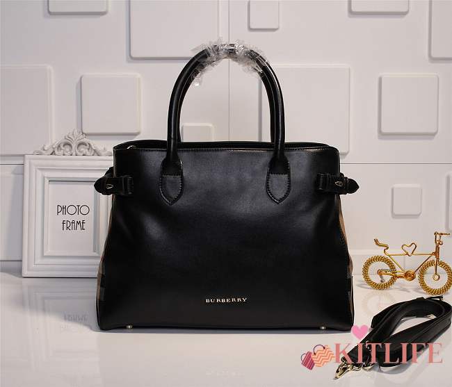 Forubags Burberry The Banner hand bag 34cm black - 1