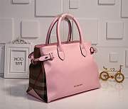 Forubags Burberry The Banner hand bag 34cm pink - 6