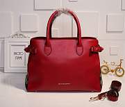 Forubags Burberry The Banner hand bag 34cm Red - 1