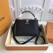 Forubags Louis Vuitton Capucines BB  Python Shoulder Black Bag N95509  - 4
