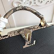 Forubags Louis Vuitton Capucines BB  Python Shoulder Black Bag N95509  - 6