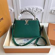 Forubags Louis Vuitton Capucines BB  Python Shoulder green Bag N95384  - 2