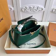 Forubags Louis Vuitton Capucines BB  Python Shoulder green Bag N95384  - 4