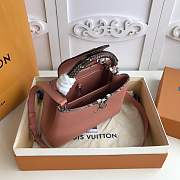 Forubags Louis Vuitton Capucines BB Python Shoulder pink Bag 27cm - 5