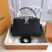 Forubags Louis Vuitton Capucines Python Shoulder Black Bag 31cm - 1