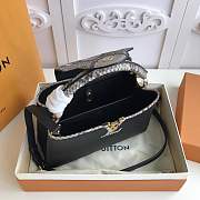 Forubags Louis Vuitton Capucines Python Shoulder Black Bag 31cm - 5