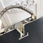 Forubags Louis Vuitton Capucines Python Shoulder Black Bag 31cm - 6