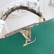 Forubags Louis Vuitton Capucines Python Shoulder green Bag 31cm - 6