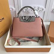 Forubags Louis Vuitton Capucines Python Shoulder pink Bag 31cm - 6