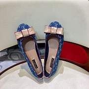 Forubags Louis Vuitton flat canvas shoes blue&black - 1