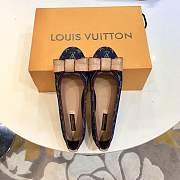 Forubags Louis Vuitton flat canvas shoes blue&black - 5