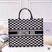 Forubags Dior18 Colored Jacquard Canvas Book Tote - 1