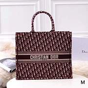 Forubags Dior20 Colored Jacquard Canvas Book Tote - 1