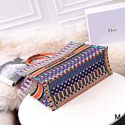 Forubags Dior21 Colored Jacquard Canvas Book Tote - 2