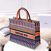 Forubags Dior21 Colored Jacquard Canvas Book Tote - 4