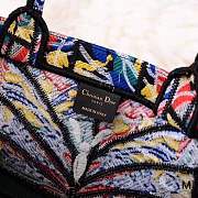 Forubags Dior19 Colored Jacquard Canvas Book Tote - 3