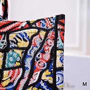 Forubags Dior19 Colored Jacquard Canvas Book Tote - 2