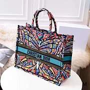 Forubags Dior19 Colored Jacquard Canvas Book Tote - 4