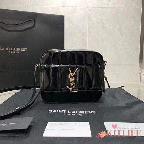 Forubags YSL Vicky Patent Leather SKU: 19011528 black - 1