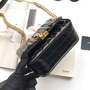 YSL vicky Lacquer leather black 20.5cm - 6