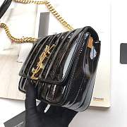 YSL vicky Lacquer leather black 20.5cm - 3