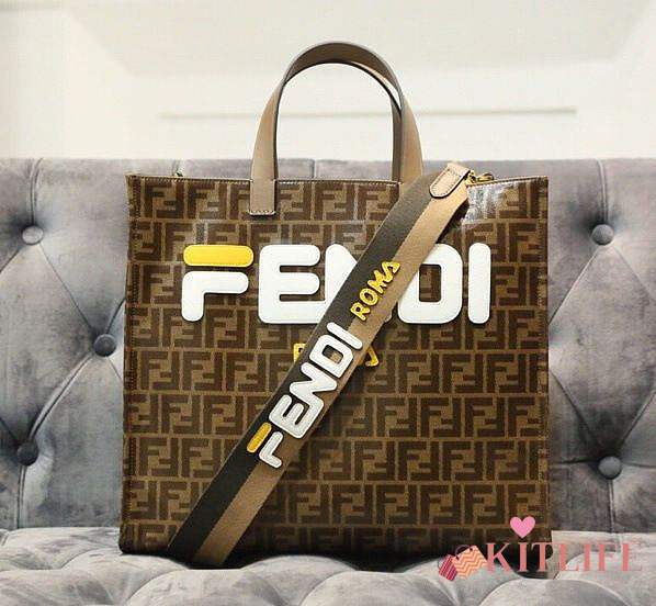 2019 Fendi FF shopping bag brown - 1