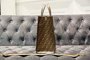 2019 Fendi FF shopping bag brown - 5