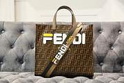 2019 Fendi FF shopping bag brown - 6