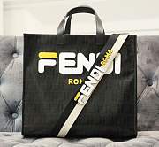 2019Fendi FF shopping bag black - 1