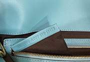 Forubags 2019 Fendi BAGUETTE Lambskin Leather medium blue  - 5