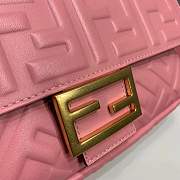 Forubags 2019 Fendi BAGUETTE Lambskin Leather medium pink - 5
