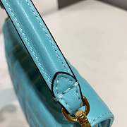 Forubags 2019 Fendi BAGUETTE Lambskin Leather small blue - 3