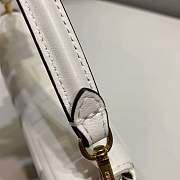 Forubags 2019 Fendi BAGUETTE Lambskin Leather small white - 2