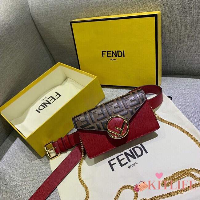 Forubags Fendi Belt Bag Red - 1