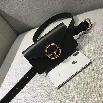 Forubags Fendi black Belt bag 