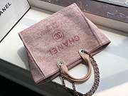 Forubags-2 Chanel Canvas Large Deauville Shopping Bag - 3