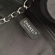 Forubags-4 Chanel Canvas Large Deauville Shopping Bag  - 5