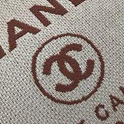 Forubags-10 Chanel Canvas Large Deauville Shopping Bag - 2