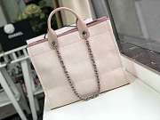 Forubags-10 Chanel Canvas Large Deauville Shopping Bag - 4