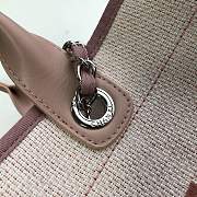 Forubags-10 Chanel Canvas Large Deauville Shopping Bag - 6