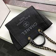 Forubags-11 Chanel Canvas Large Deauville Shopping Bag - 4