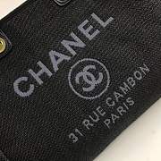 Forubags-11 Chanel Canvas Large Deauville Shopping Bag - 6