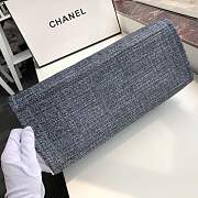 Forubags-16 Chanel Canvas Large Deauville Shopping Bag - 4