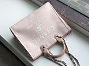 Forubags-17 Chanel Canvas Large Deauville Shopping Bag - 5