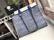 Forubags-18 Chanel Canvas Large Deauville Shopping Bag - 3