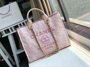 Chanel Canvas Large Deauville Shopping Bag  - 5