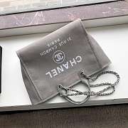 Forubags-20 Chanel Canvas Large Deauville Shopping Bag - 2
